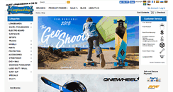 Desktop Screenshot of longboardshop.de